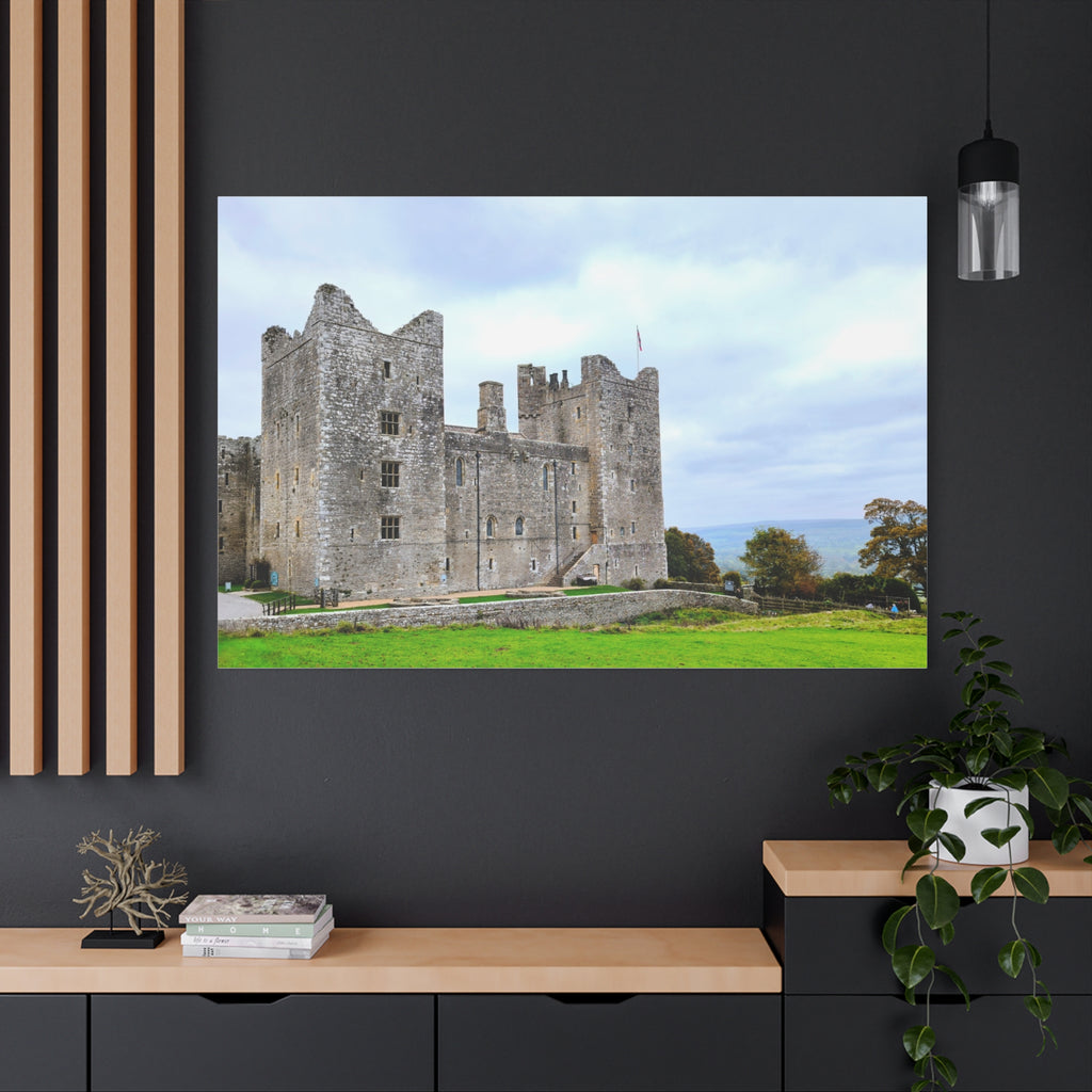 Medieval Castle Canvas Print — Historic Stone Castle Wall Art