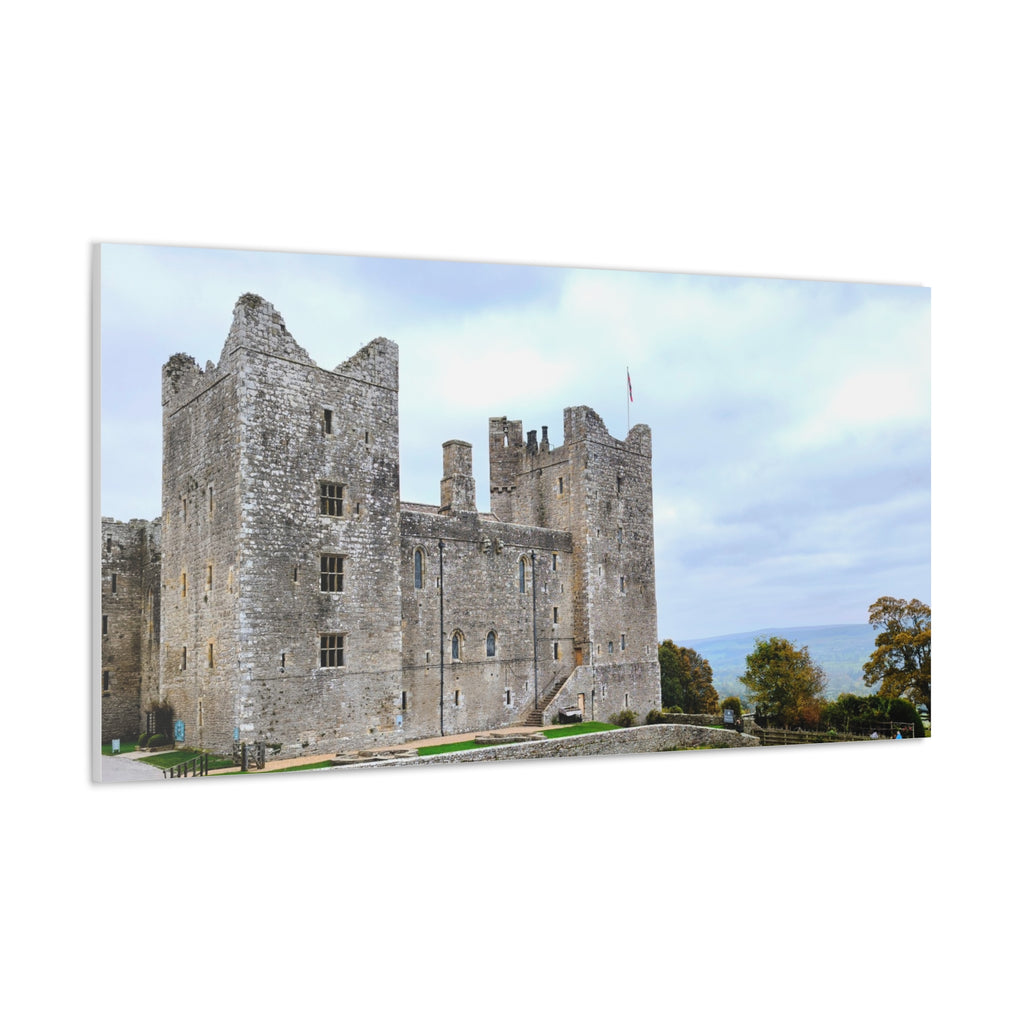 Medieval Castle Canvas Print — Historic Stone Castle Wall Art