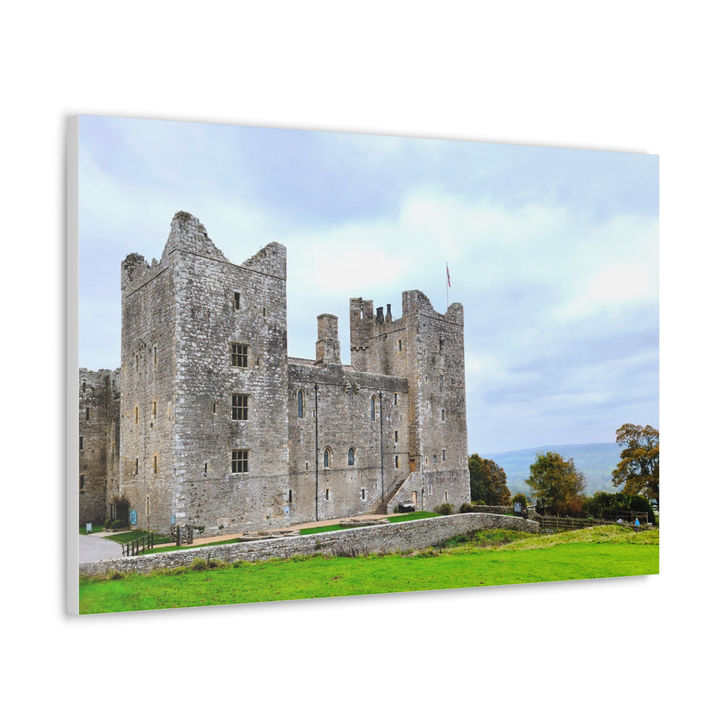 Medieval Castle Canvas Print — Historic Stone Castle Wall Art