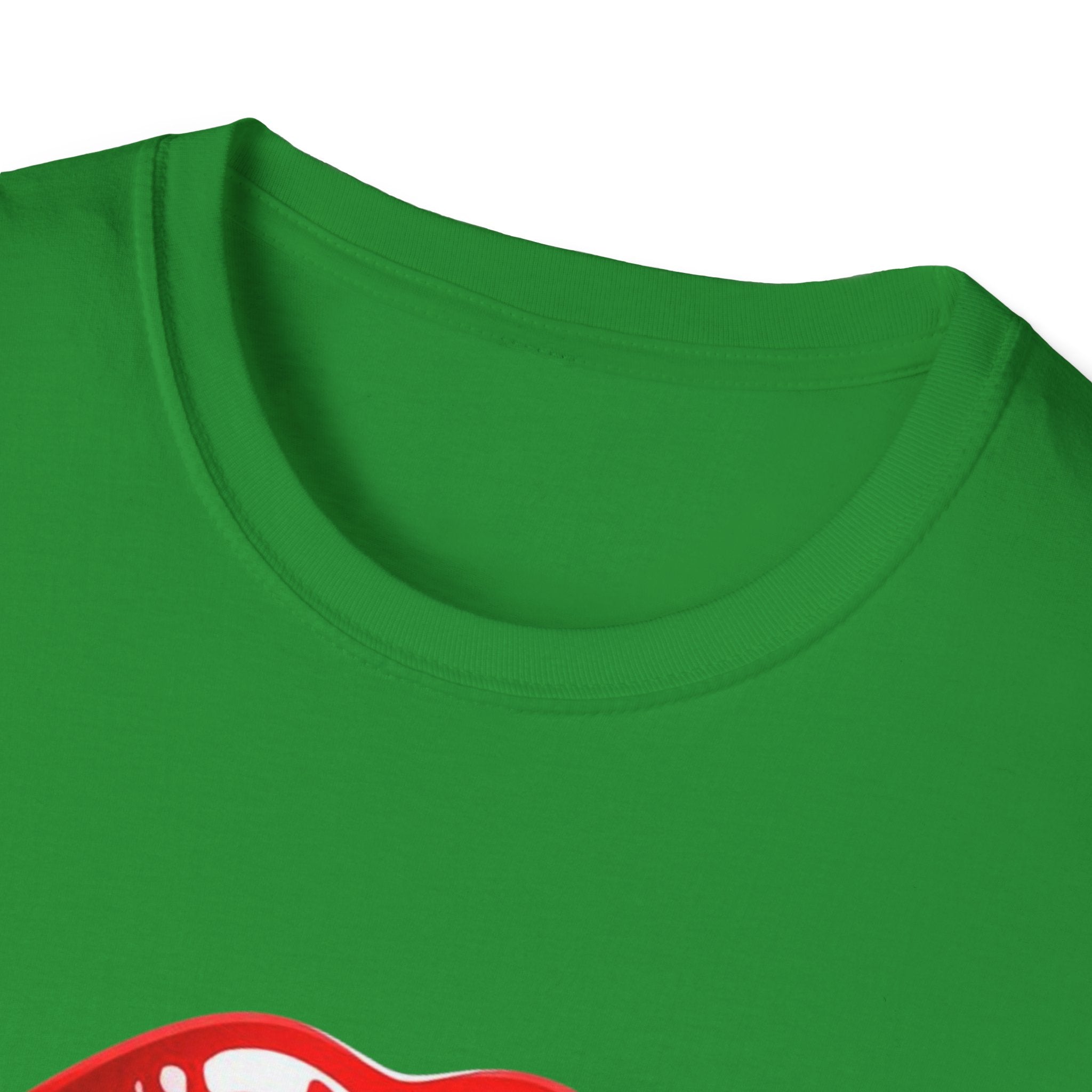 Graphic Tee  Red Lip Graphic "Less Talk More Action"