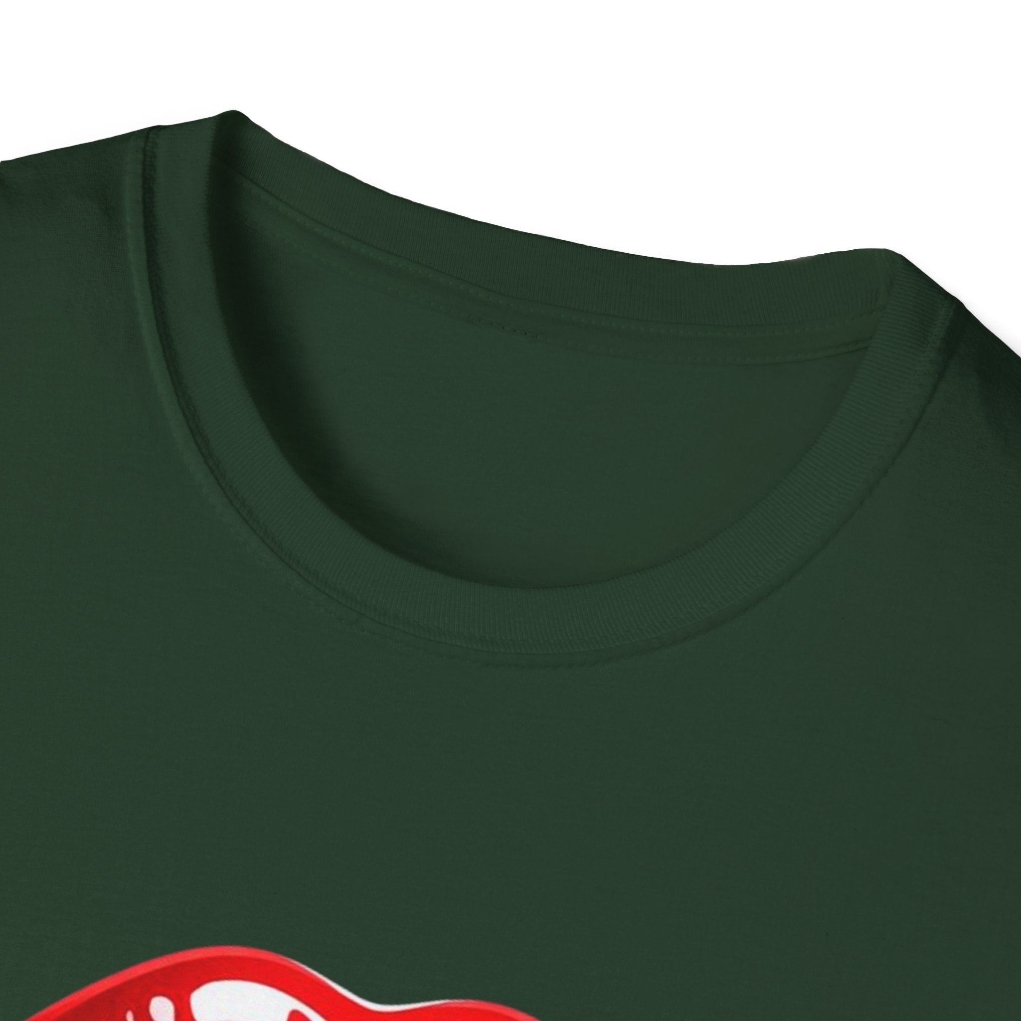 Graphic Tee  Red Lip Graphic "Less Talk More Action"