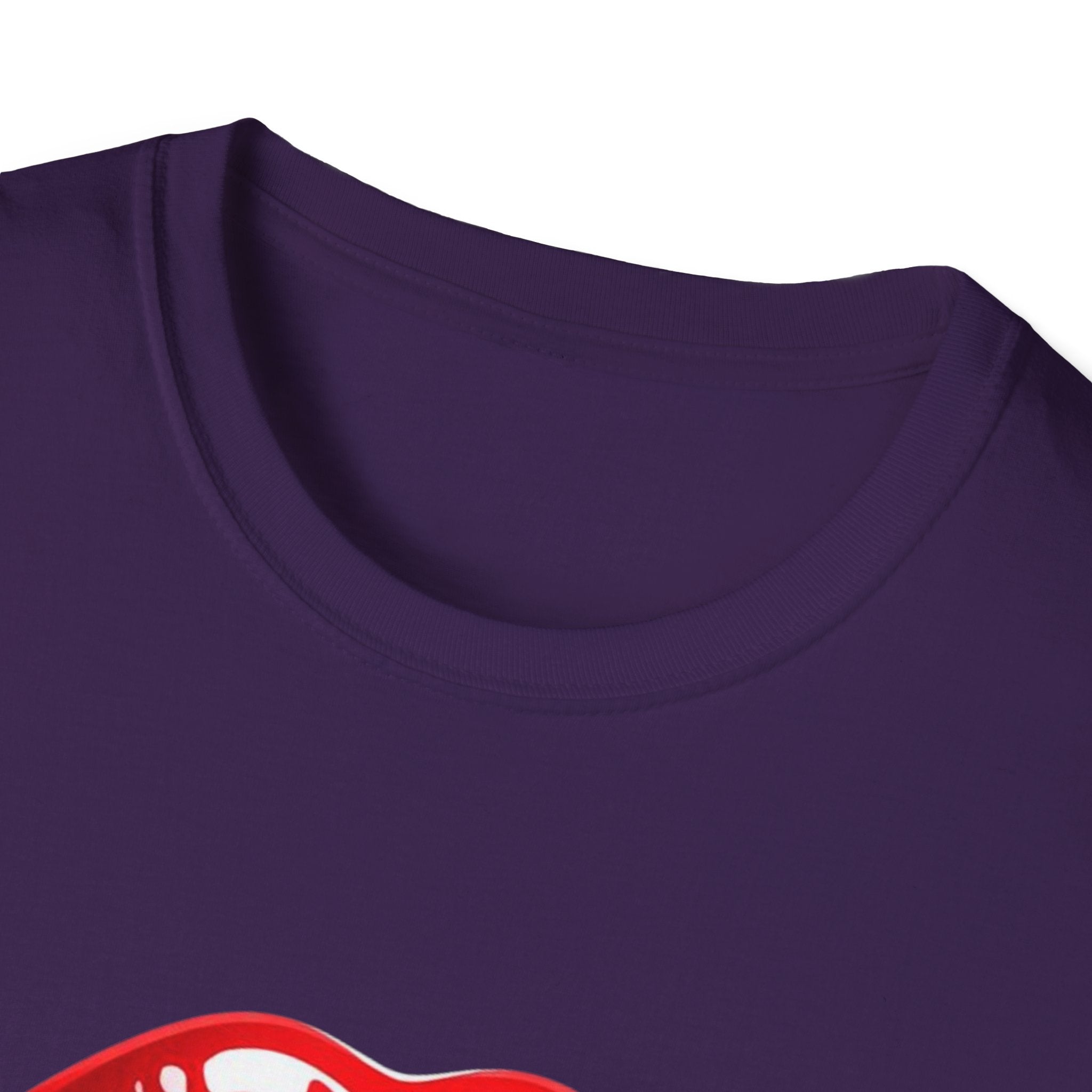 Graphic Tee  Red Lip Graphic "Less Talk More Action"