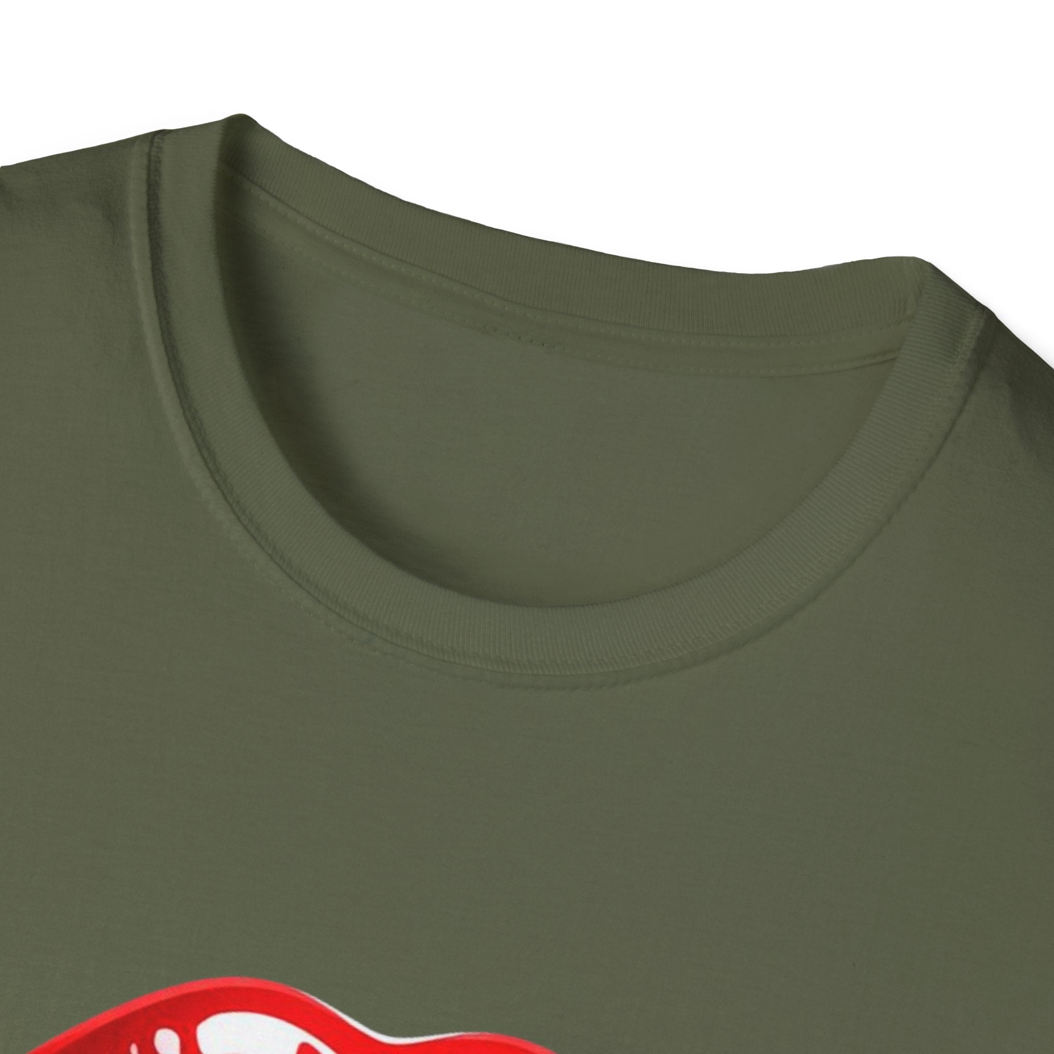 Graphic Tee  Red Lip Graphic "Less Talk More Action"