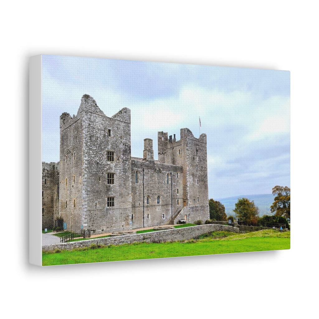 Medieval Castle Canvas Print — Historic Stone Castle Wall Art