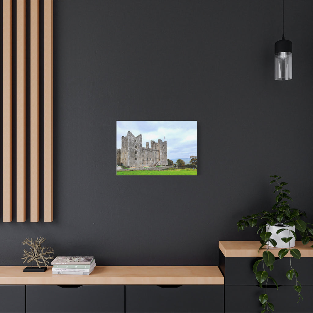 Medieval Castle Canvas Print — Historic Stone Castle Wall Art