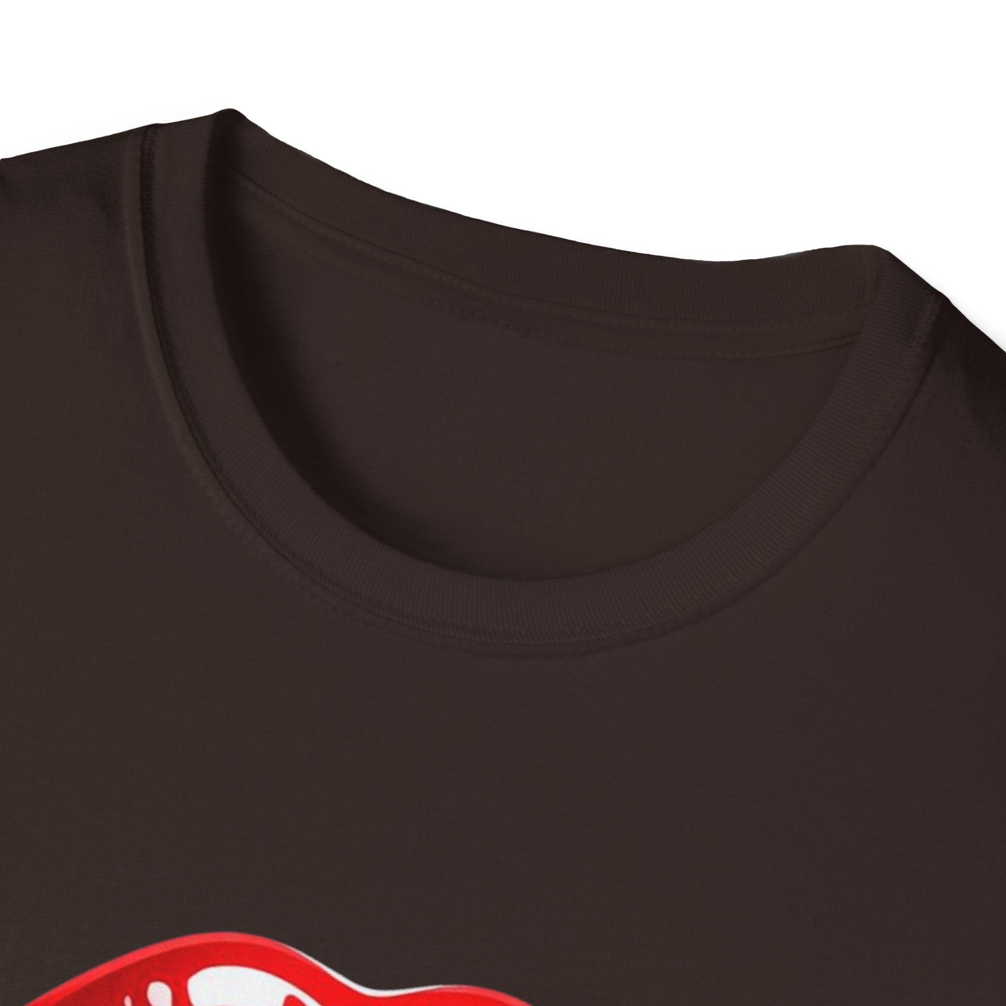 Graphic Tee  Red Lip Graphic "Less Talk More Action"