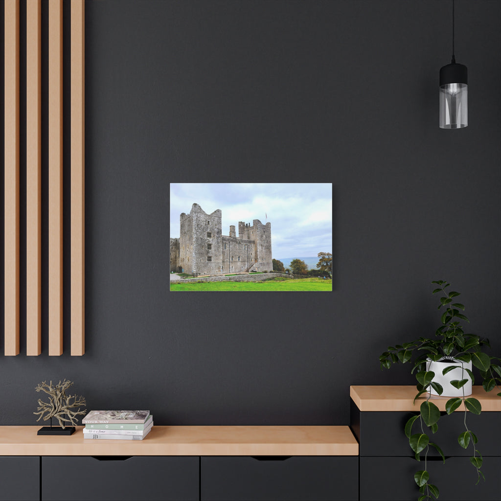 Medieval Castle Canvas Print — Historic Stone Castle Wall Art