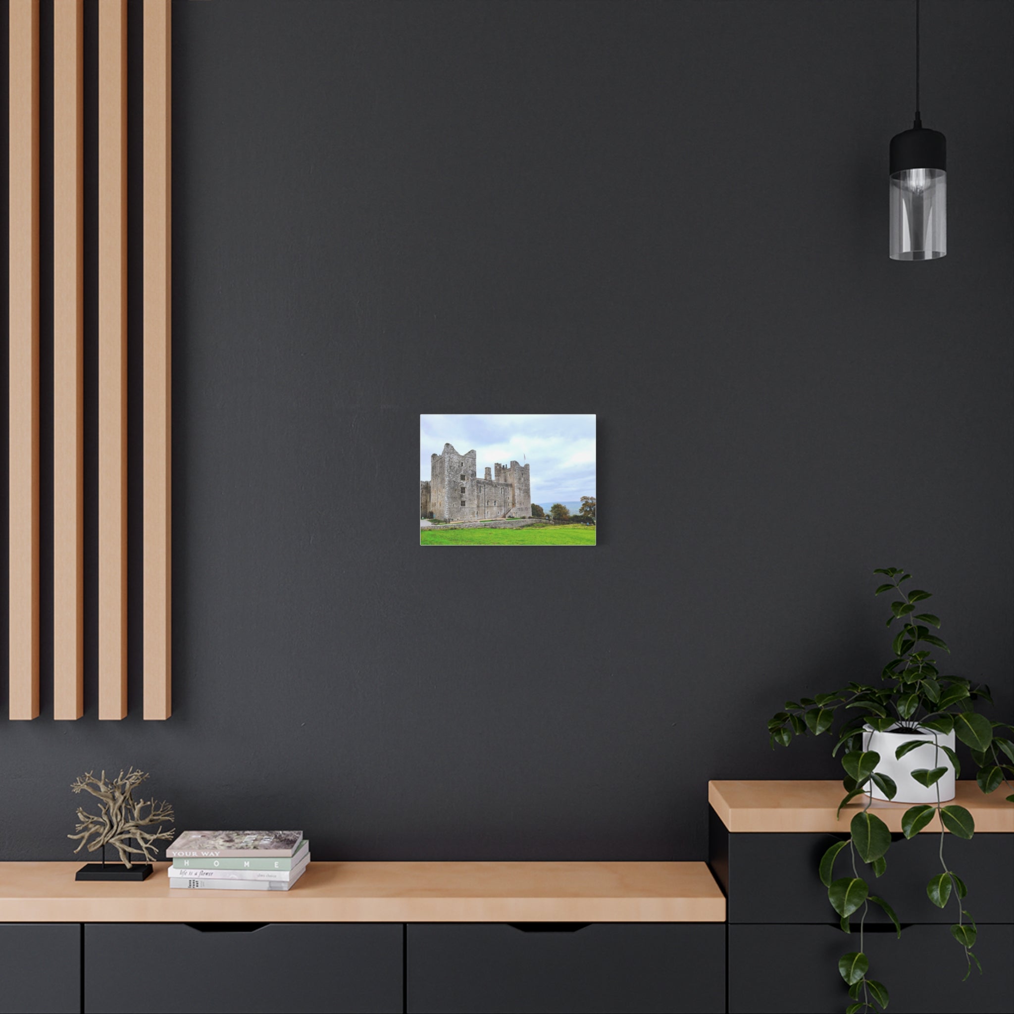 Medieval Castle Canvas Print — Historic Stone Castle Wall Art