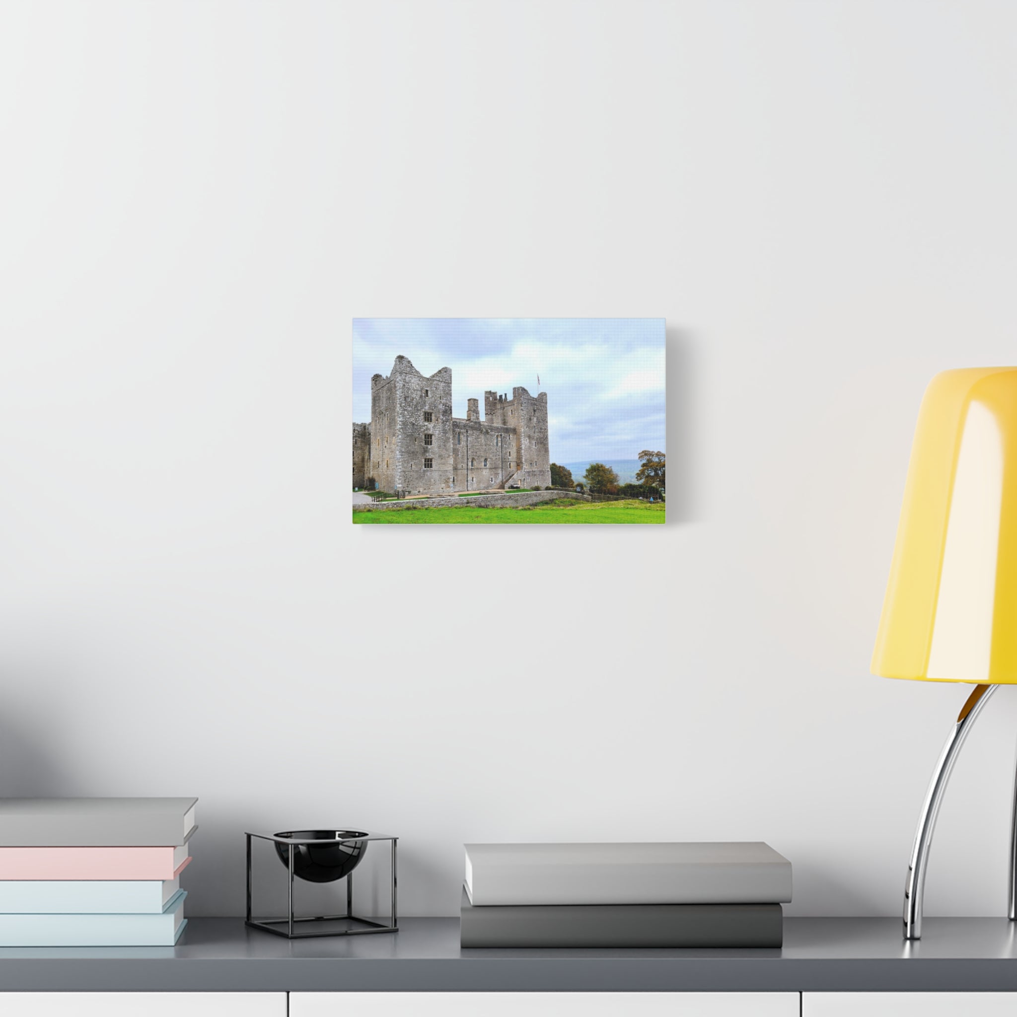 Medieval Castle Canvas Print — Historic Stone Castle Wall Art