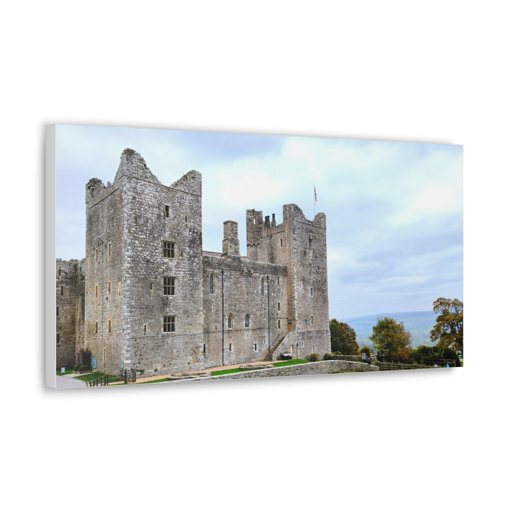 Medieval Castle Canvas Print — Historic Stone Castle Wall Art