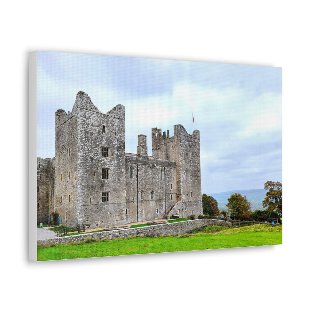 Medieval Castle Canvas Print — Historic Stone Castle Wall Art