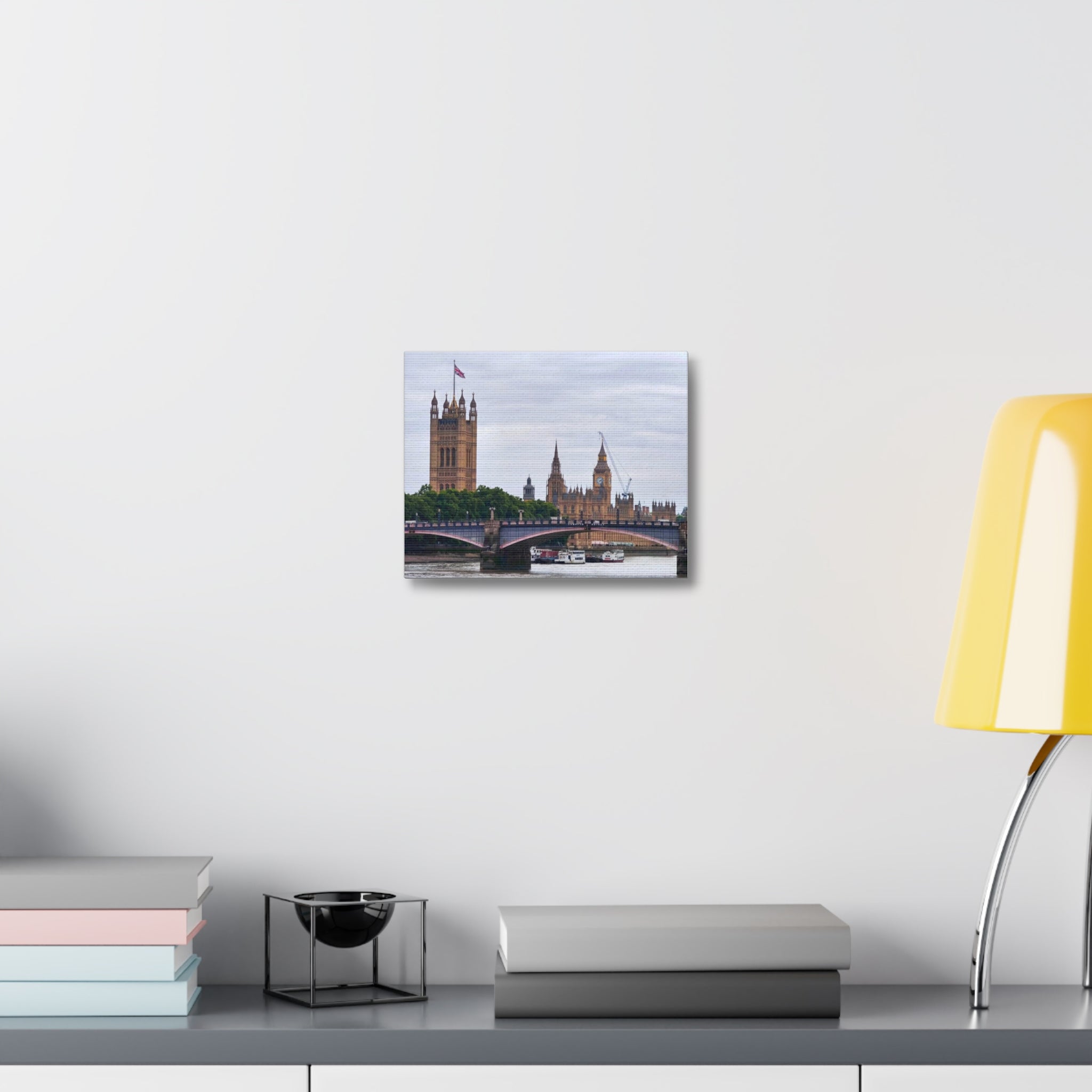 London Thames River Canvas Print – Westminster Bridge & Big Ben Stretched Canvas