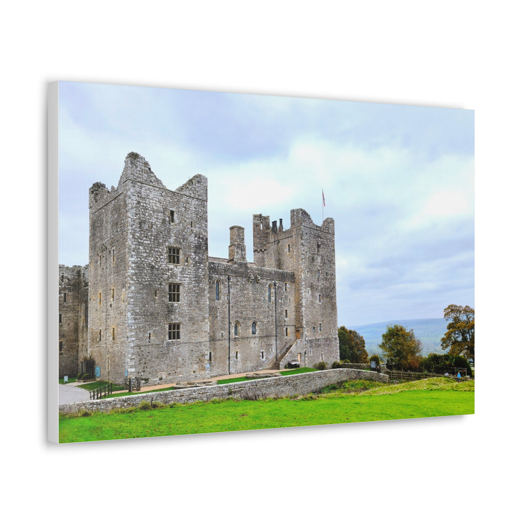 Medieval Castle Canvas Print — Historic Stone Castle Wall Art