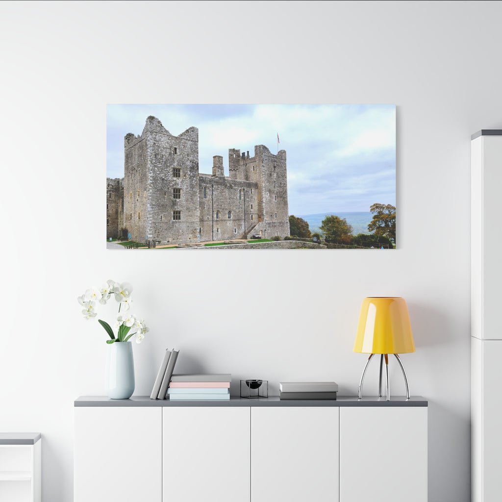 Medieval Castle Canvas Print — Historic Stone Castle Wall Art