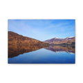 Lake Reflection Canvas Print Tranquil Mountain Landscape Wall Art