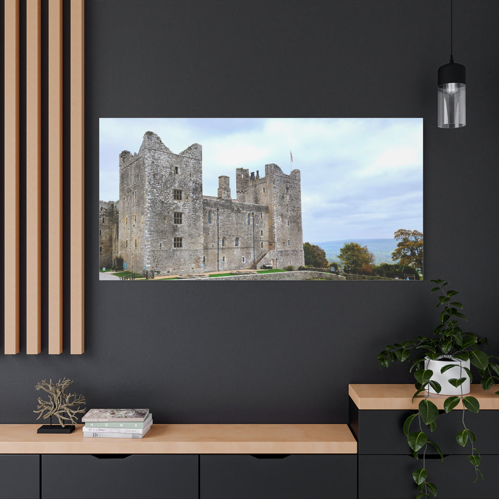 Medieval Castle Canvas Print — Historic Stone Castle Wall Art