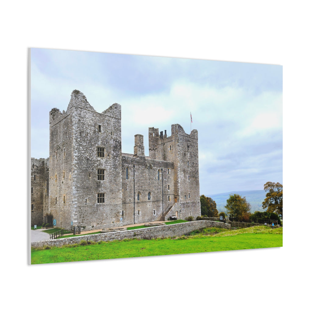 Medieval Castle Canvas Print — Historic Stone Castle Wall Art