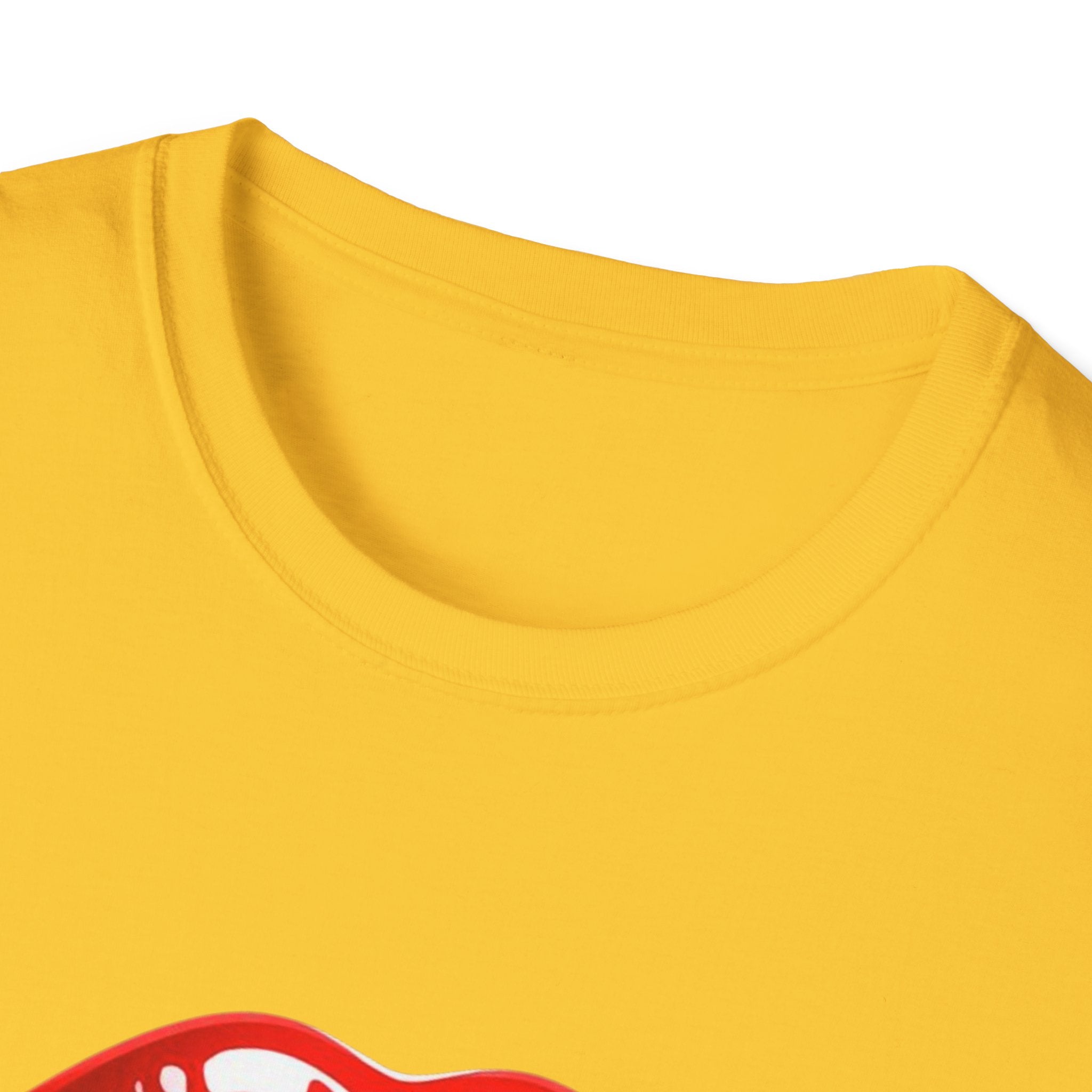 Graphic Tee  Red Lip Graphic "Less Talk More Action"
